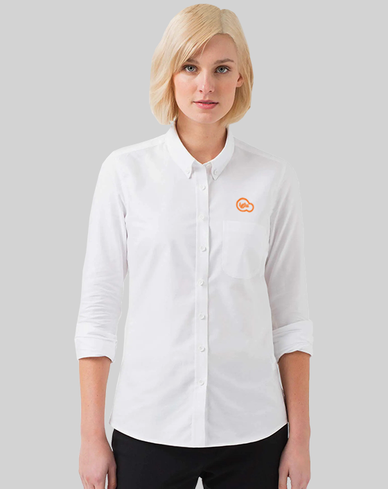 Womens Smith Oxford Shirt - White